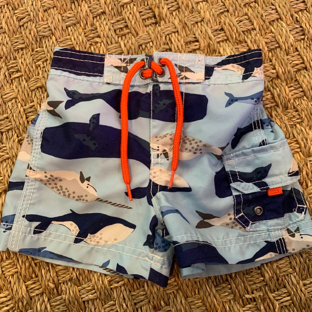Carters swim trunks, 12M